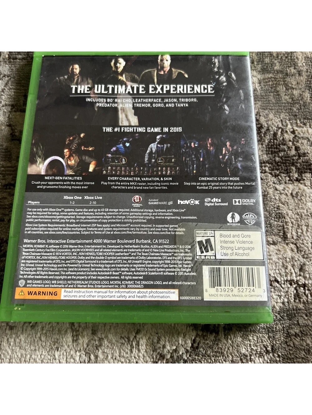 Mortal Kombat XL - Xbox One